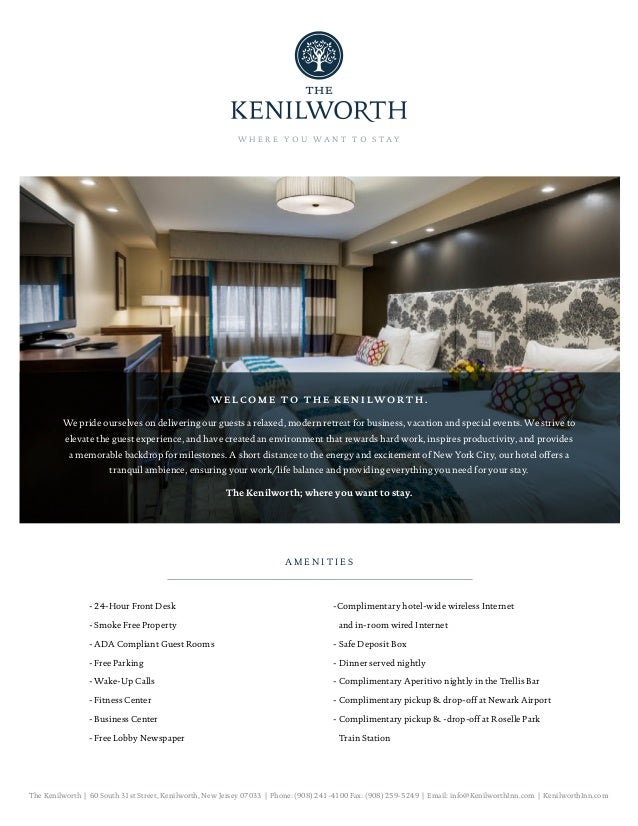 Kenilworth Sales Brochure 2016