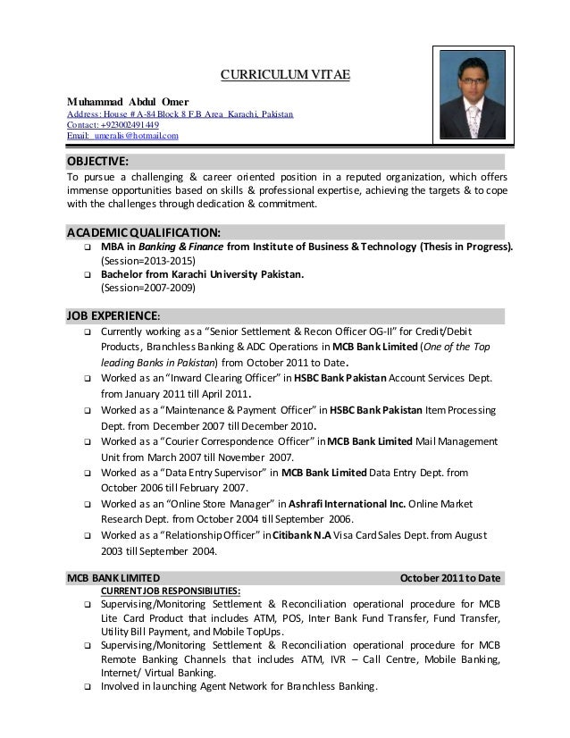 Cv Muhammad A Omer