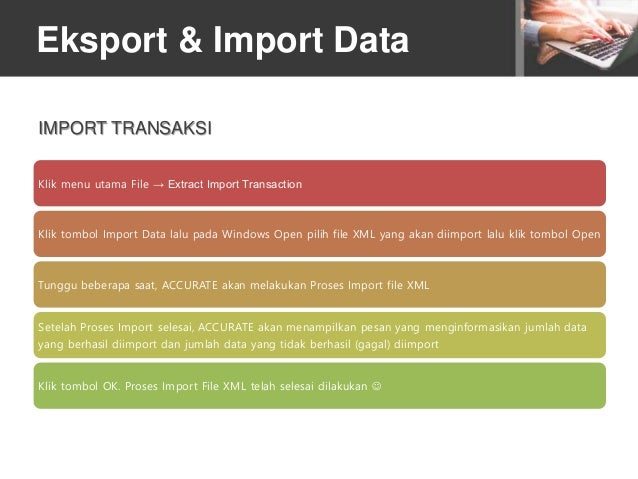Software Akuntansi Accurate - Komputer Audit