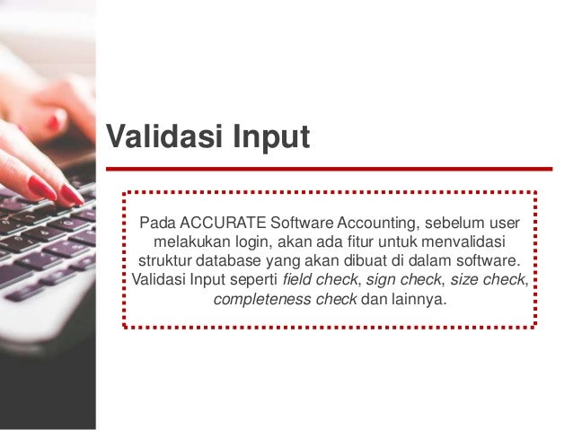 Software Akuntansi Accurate - Komputer Audit