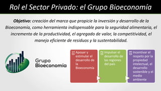 Valorización de la Bioeconomía en Argentina