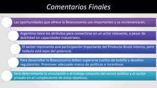 Valorización de la Bioeconomía en Argentina