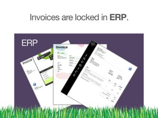 Invoices are locked in ERP.
ERP
 
