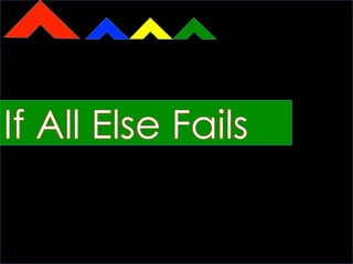 If All Else Fails
 