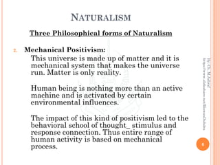 Naturalism in Philosophy of Education | PDF