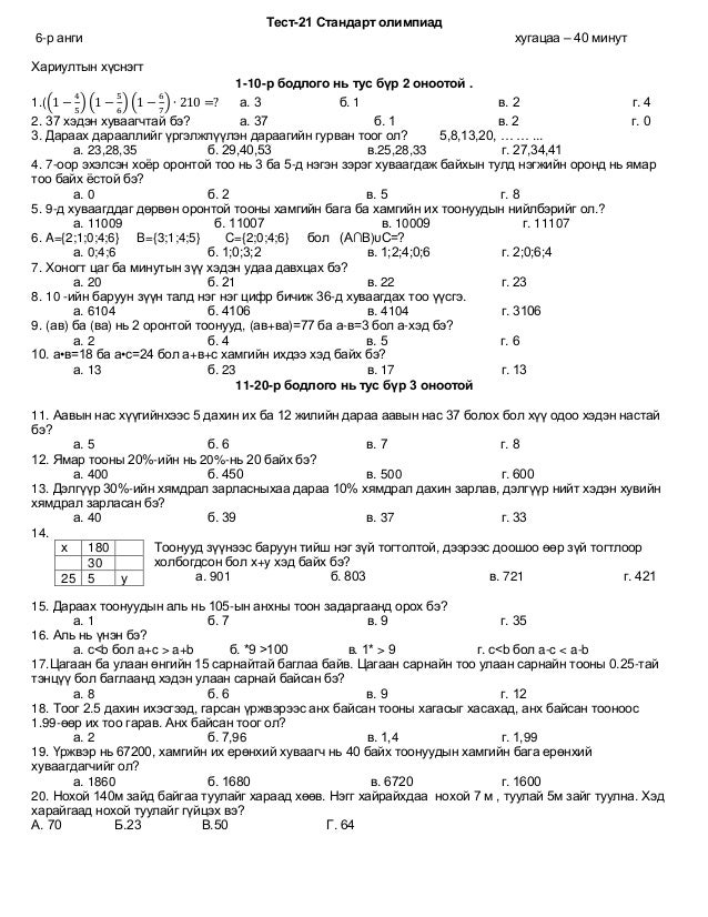 6 angi test 2014net