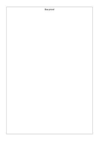 Boa prova!
 