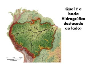 Qual é a
bacia
Hidrográfica
destacada
ao lado?
 