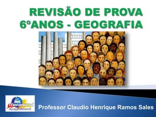 Professor Claudio Henrique Ramos Sales 
 