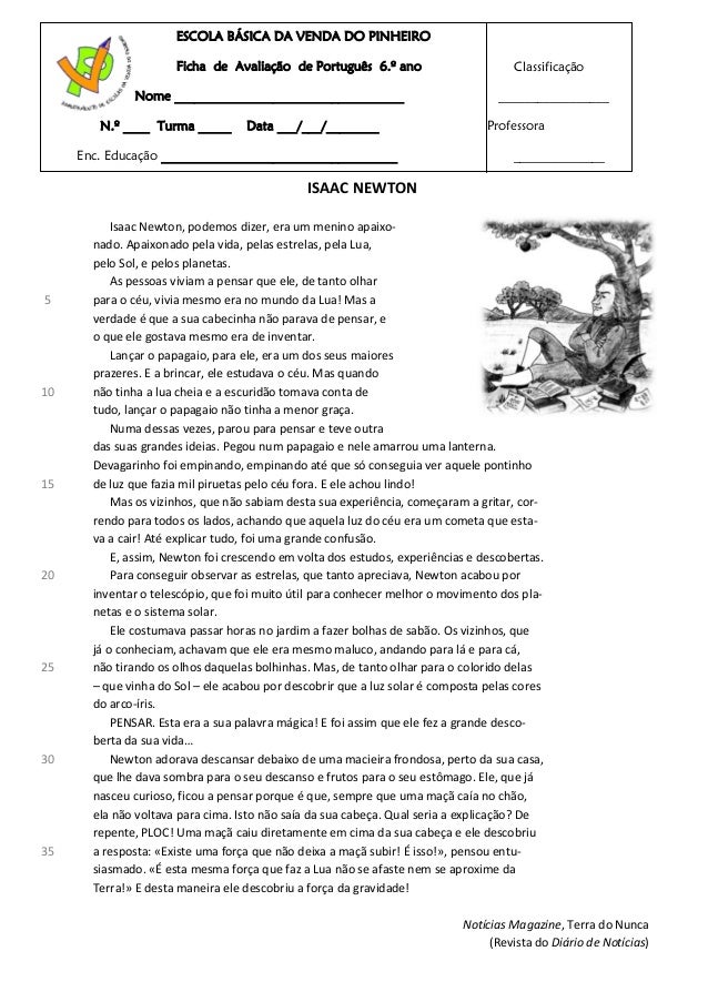 5
10
15
20
25
30
35
ISAAC NEWTON
Isaac Newton, podemos dizer, era um menino apaixo-
nado. Apaixonado pela vida, pelas estr...