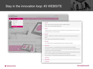 Click to edit Master title styleStay in the innovation loop: #3 WEBSITE
 