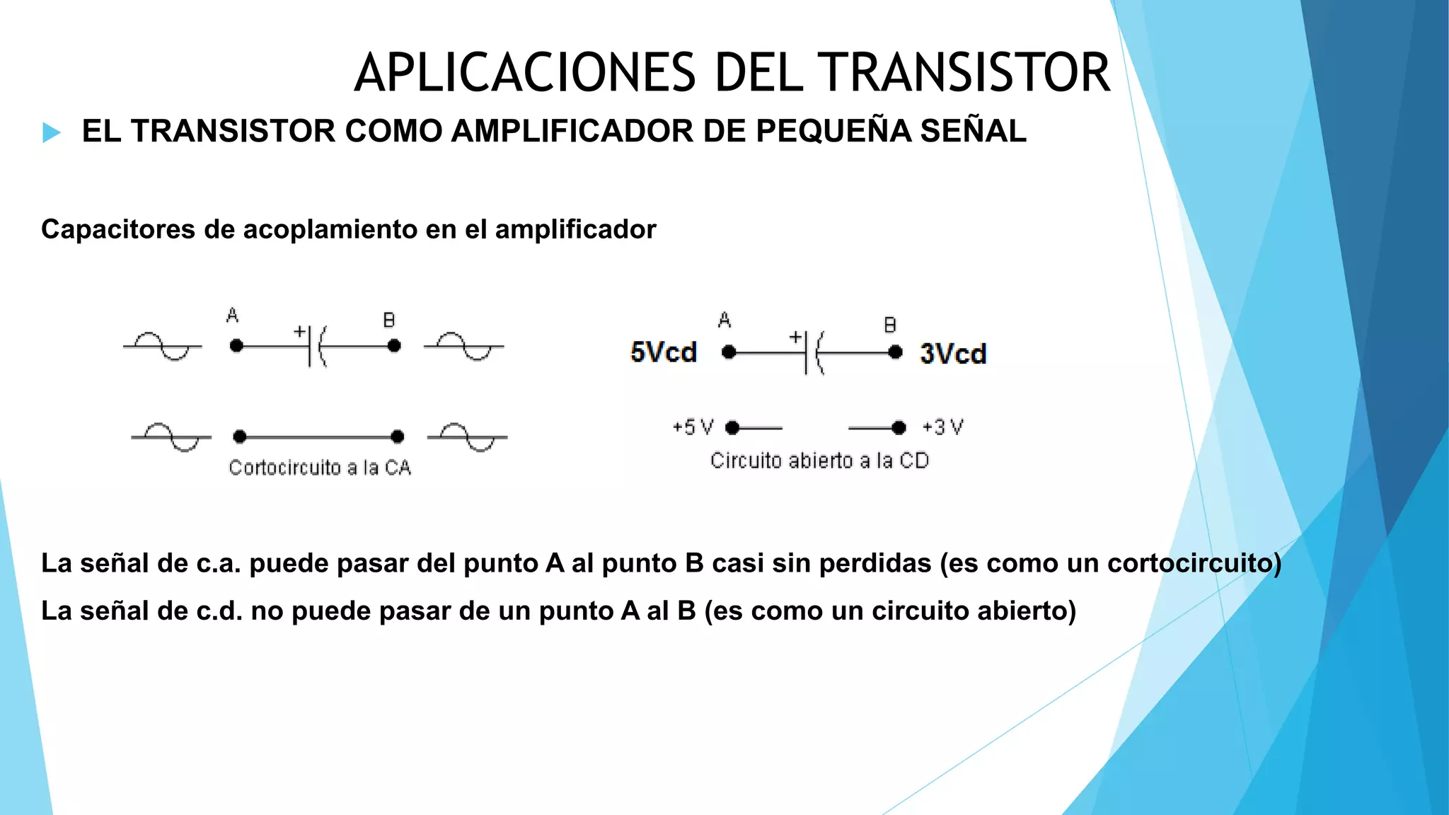 6 aplicaciones del transistor bjt PPT
