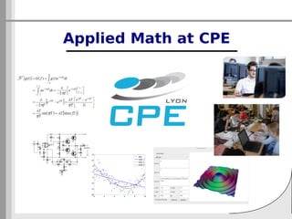 Applied Math at CPE
 