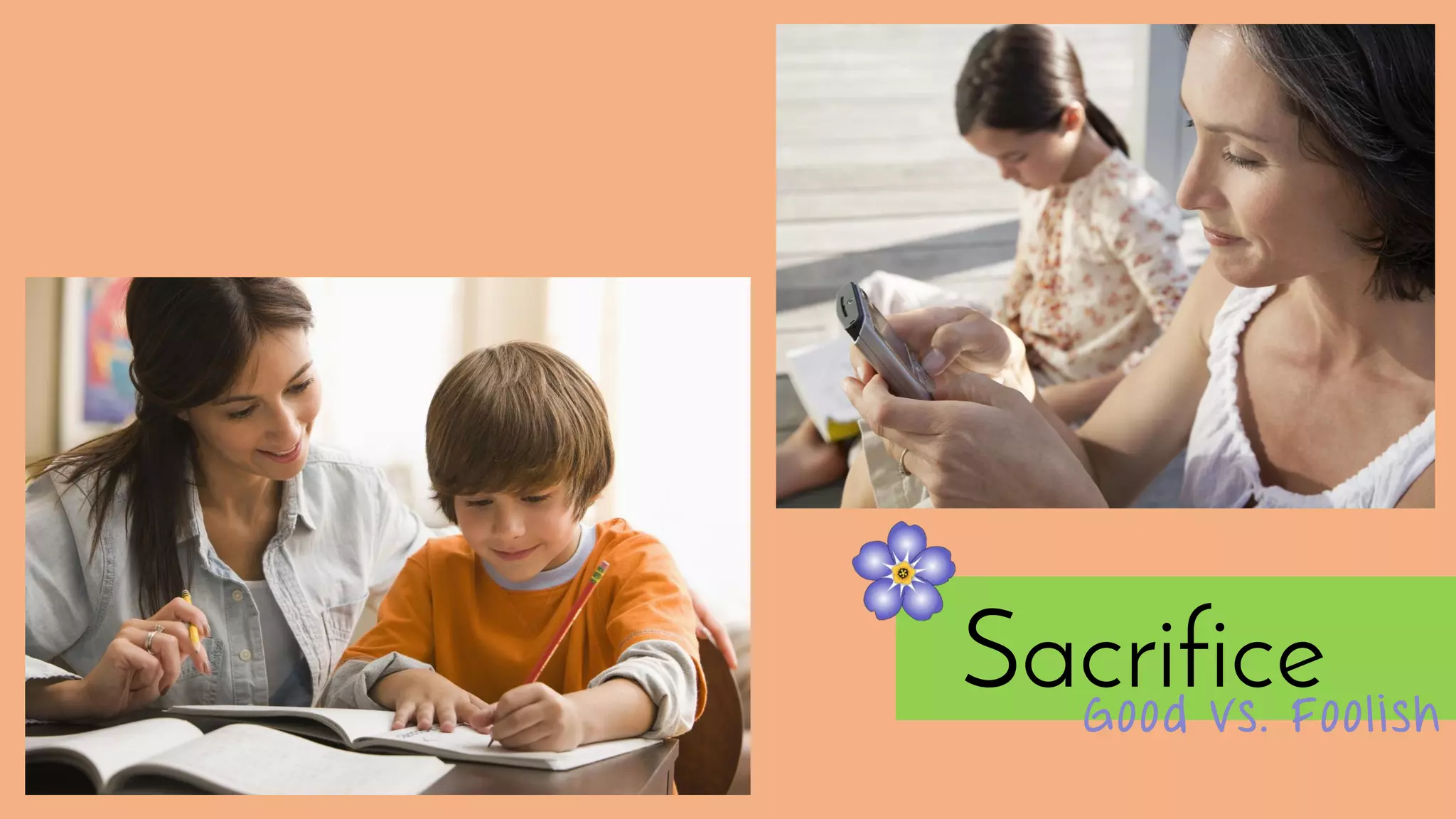 SacrificeGood vs. Foolish