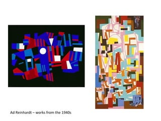 Ad Reinhardt – works from the 1940s 