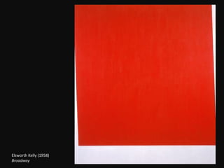 Elsworth Kelly (1958) Broadway 