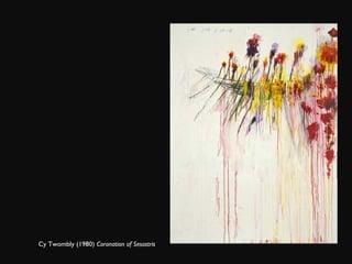 Cy Twombly (1980)  Coronation of Sesostris 