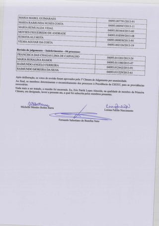 6ª ata ceext 1ª câmara