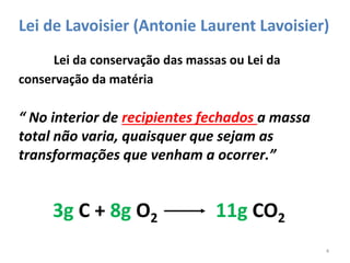 Lei de Lavoisier: o que diz e como se aplica - Mundo Educação