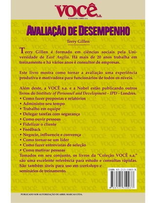 6 avaliaçao de desempenho
