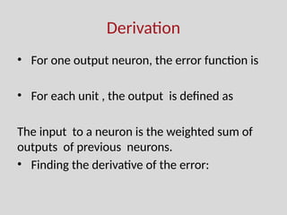 Neural Network part 2 Multilayer Neural network | PPTX