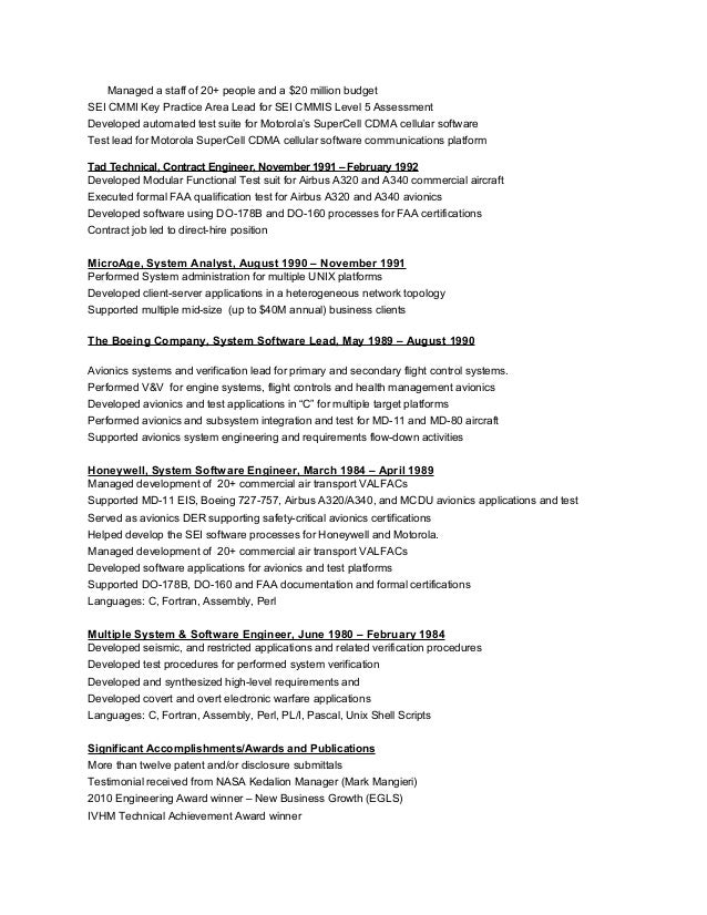 Do 178b resume