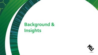 Background &
Insights
 