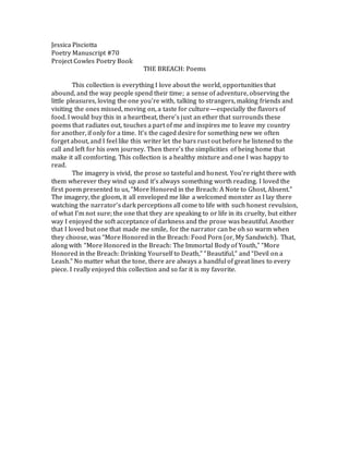 POETRY PROJECT 70 | DOCX