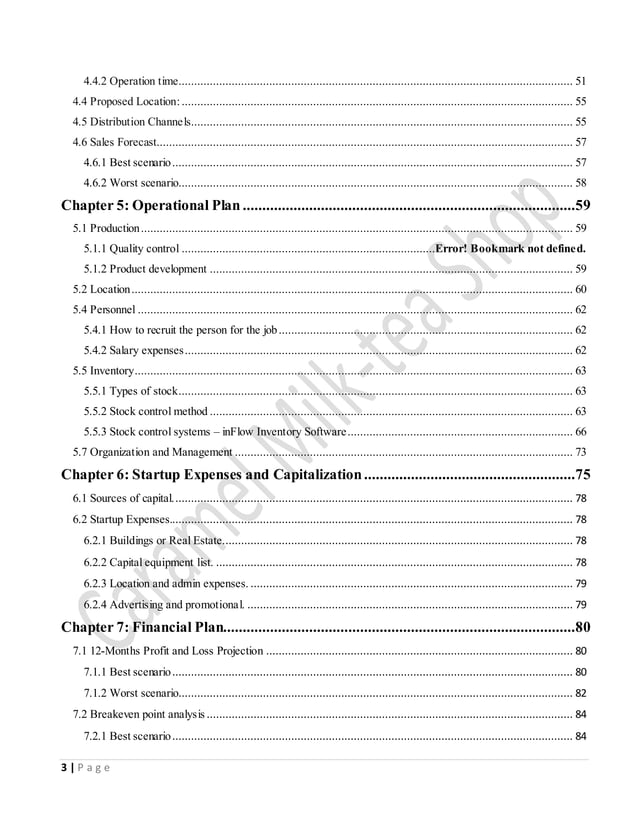 A business plan for bubble milk tea PDF