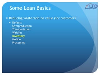 Lean Org Inventory Calculation Lean Inventory | PPTX