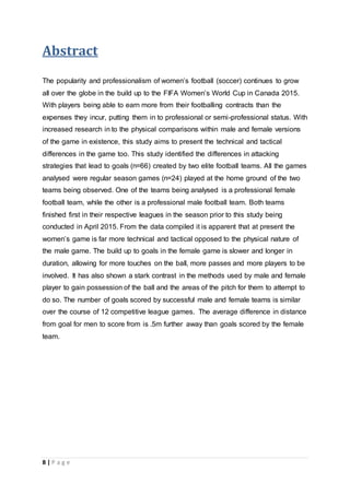A comparative analysis of technical and tactical performance of male ...