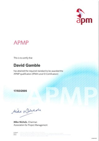 APMP Qualification