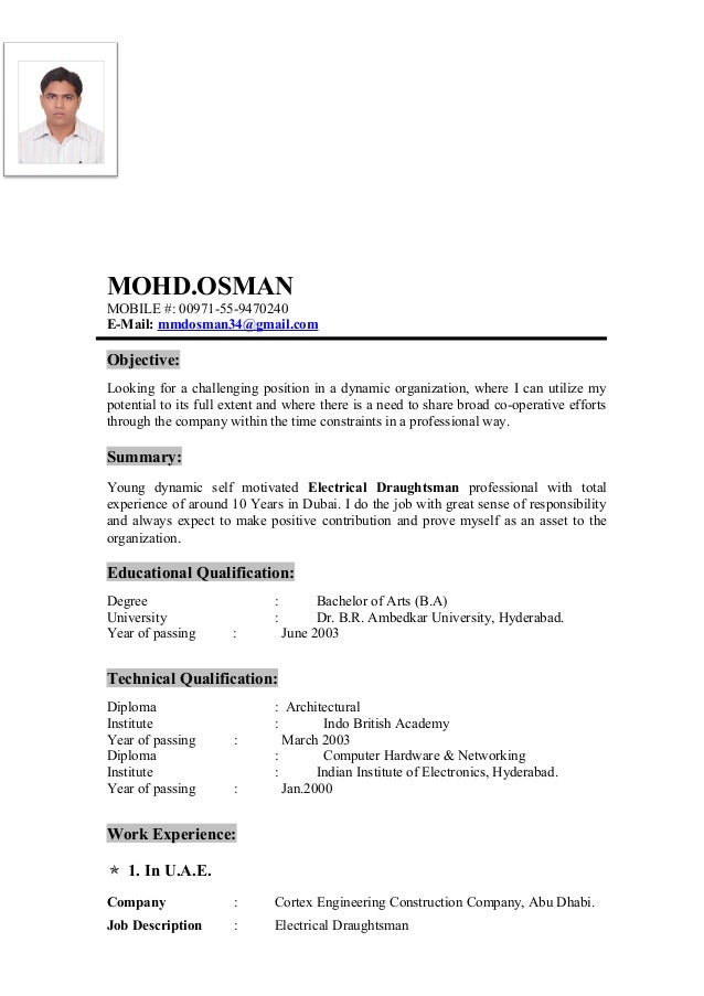 Electrical Draughtsman
