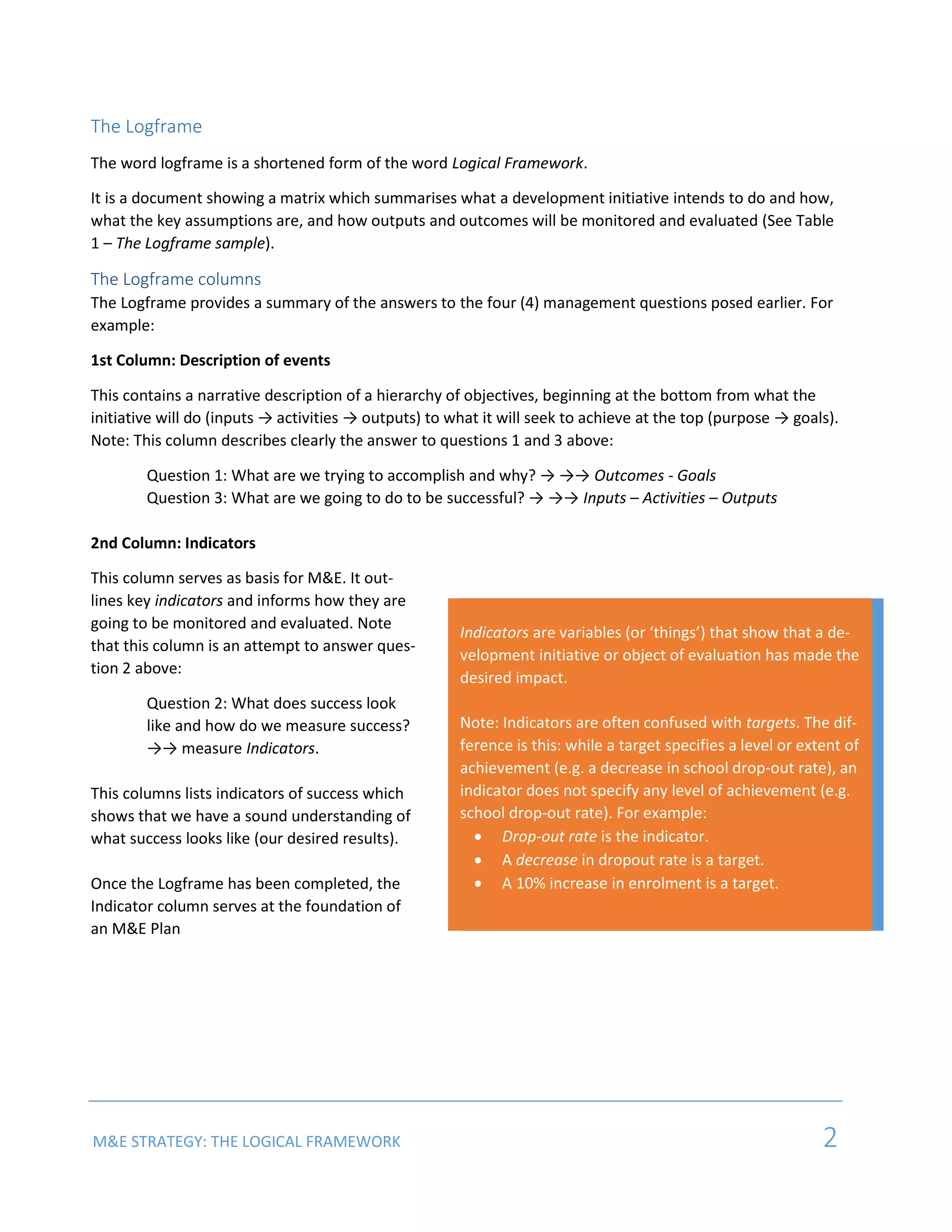 2. The Logical Framework | PDF