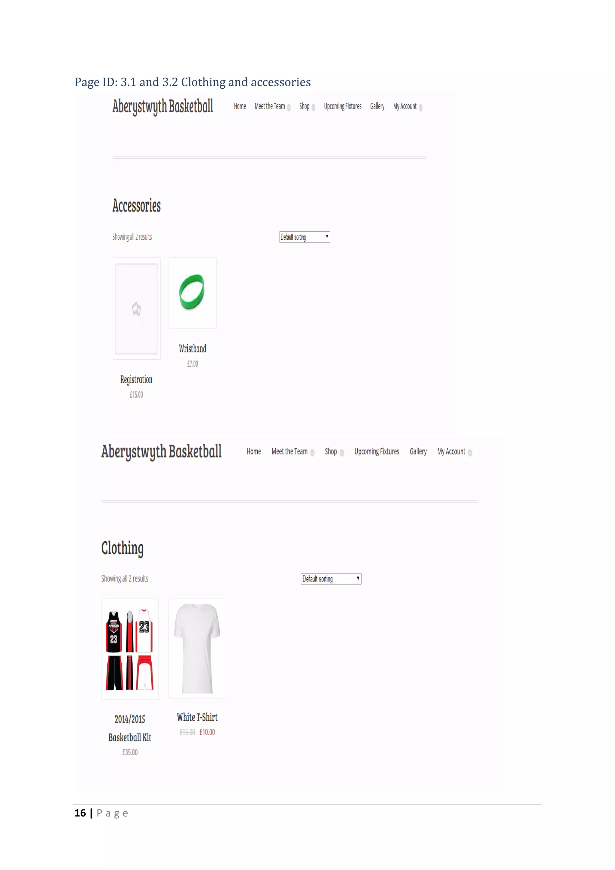 16 | P a g e
Page ID: 3.1 and 3.2 Clothing and accessories
 