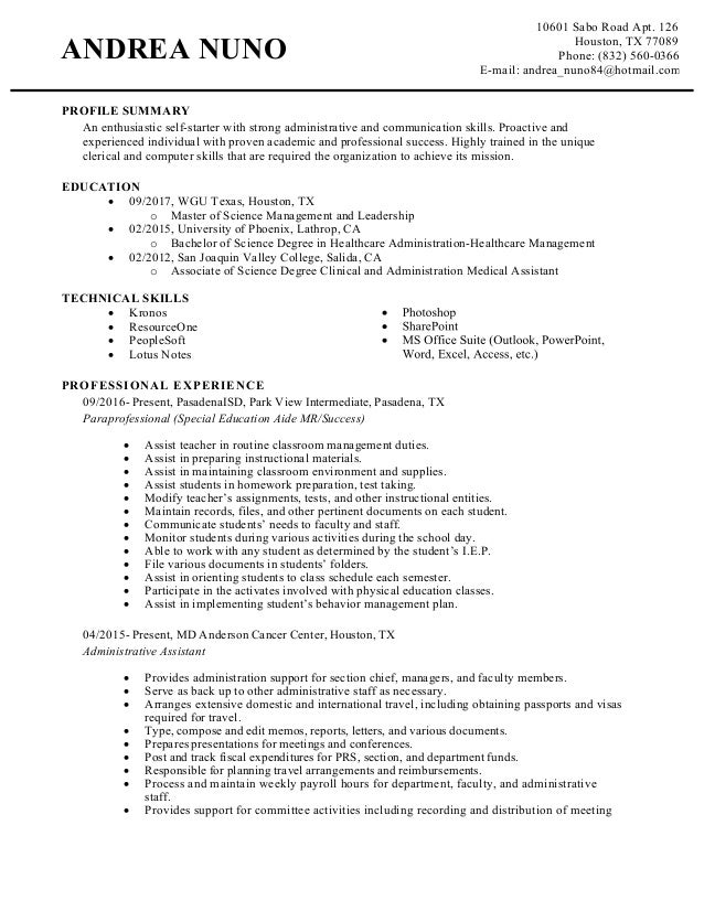 Sharepoint trainer resume texas