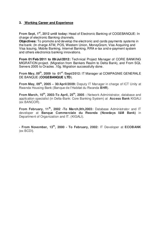 Cv Samvura Jean De Dieu Synthese