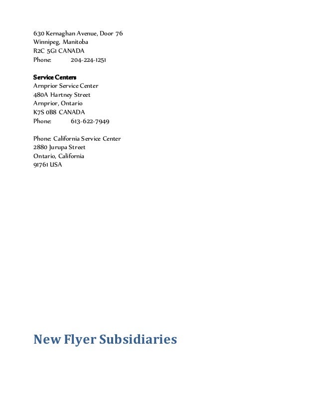 the office manual of new flyer new flyer employment california