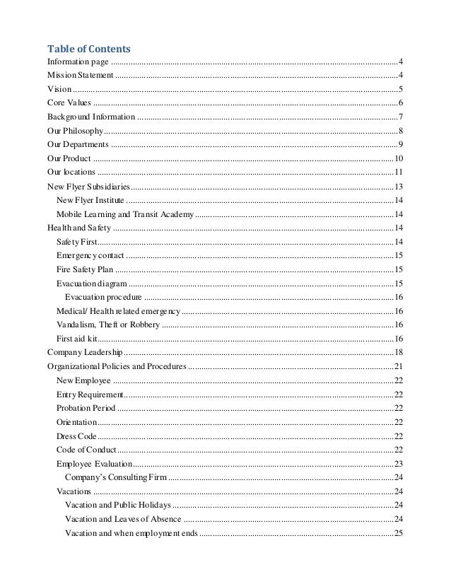 the office manual of new flyer new flyer employment california