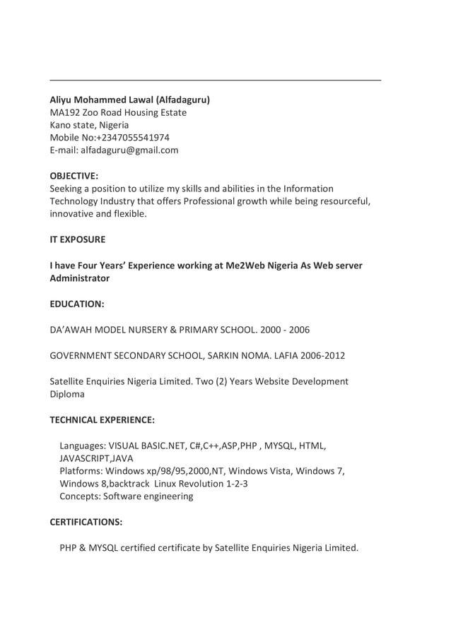Alfa It Cv PDF Free Download alfa-it-cv-pdf-free-download