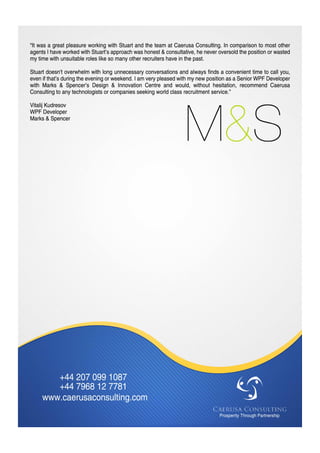 M&S Case Study | PDF