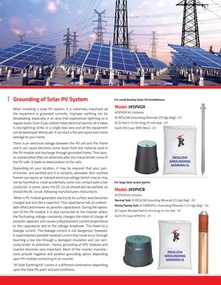 JK_Earthing_Electrodes_Product_Profile_2016 | PDF