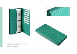 7406 Ladies' Flip Wallet
9.5x2x19cm | Weight 100g
 