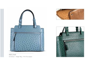 4005 | Faith
33x14x25cm | Weight 700g | HH: 29.5cm (adjust)
 