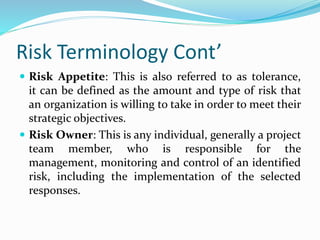 DEVELOPING AN ICT RISK REGISTER | PPTX