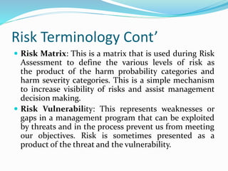 Ict Risk Matrix DEVELOPING AN ICT RISK REGISTER | PPTX