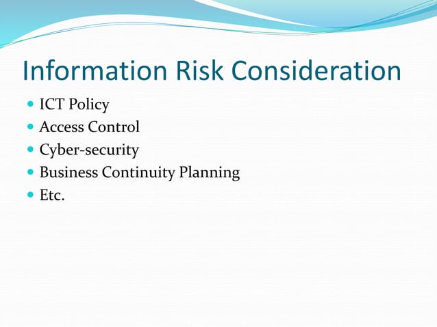 DEVELOPING AN ICT RISK REGISTER | PPTX | Business | Business and Finance