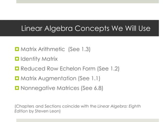 Linear Algebra PowerPoint | PPTX