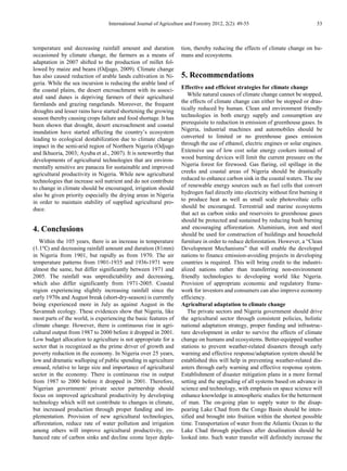 Evidence of Climate Change Impacts on Agriculture and Food Security in ...