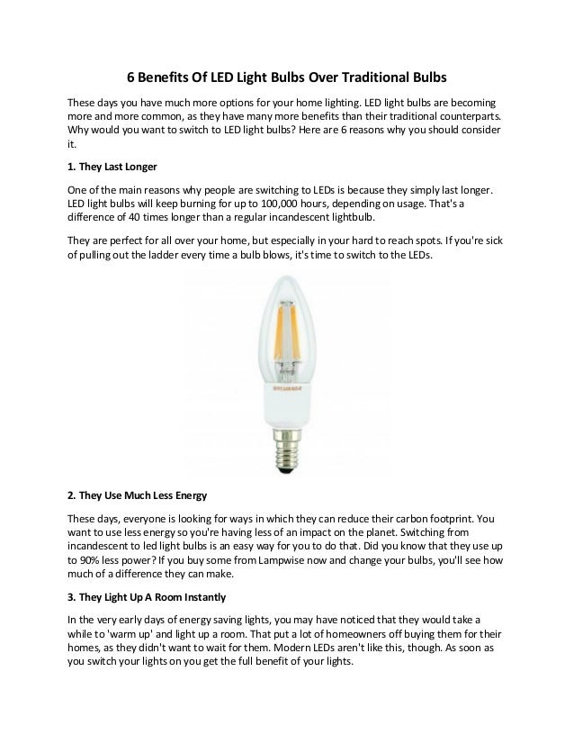 Led Light Bulbs Available At Lampwise